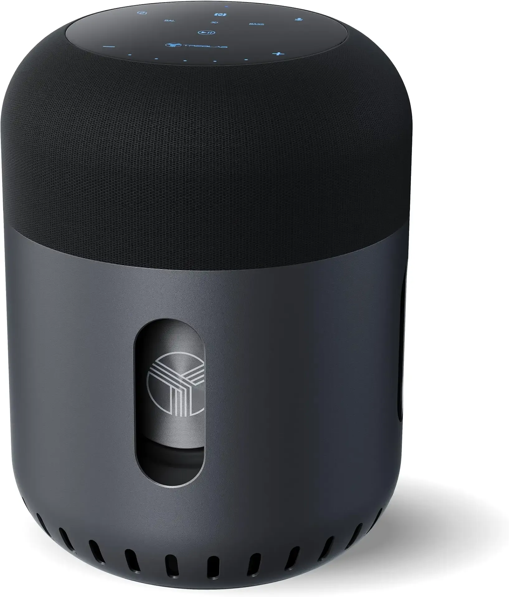 TREBLAB Loud Portable Bluetooth Speaker with 360° Surround Sound, 90W 5-Driver System, Subwoofer, Wireless Speaker, 22H Battery, IPX4 Waterproof, TWS, Touch Control, Aluminum Body - HD-360 Pro