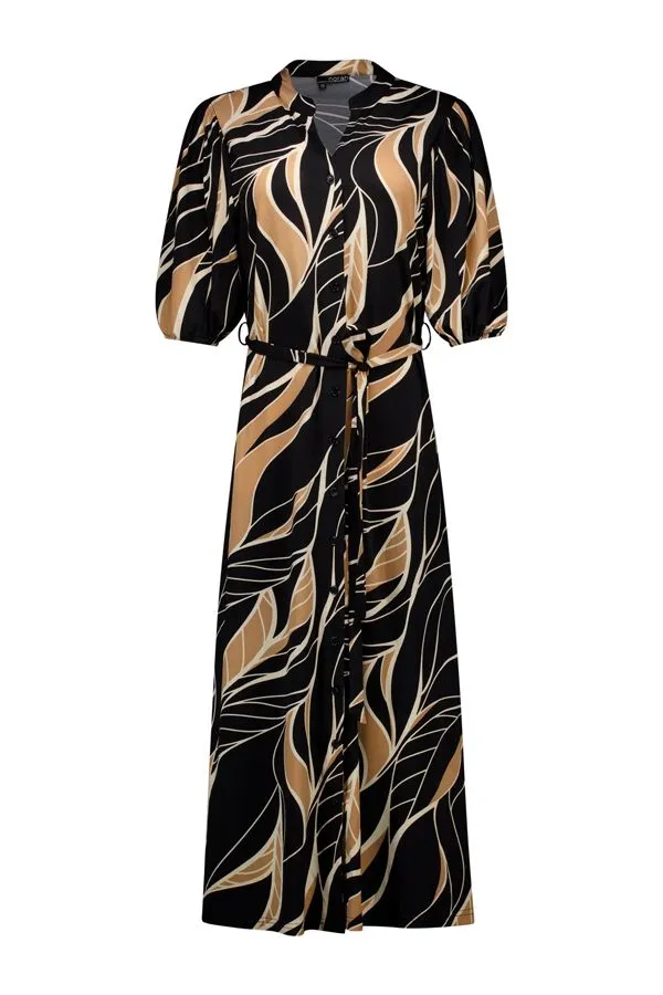 Maxi jurk met grafische print