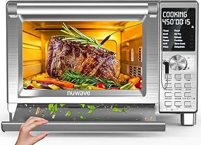 Nuwave Bravo XL Pro Air Fryer Toaster Oven, Improved 100%…