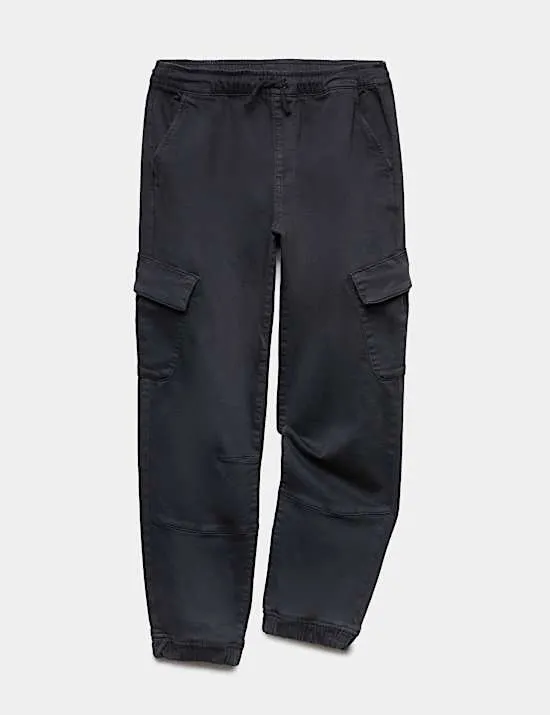Cargohose mit hohem Baumwollanteil und Stretch (6–16 Jahre)