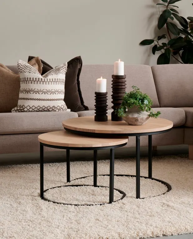 Damiano lysestake H: 31,6 cm, brun