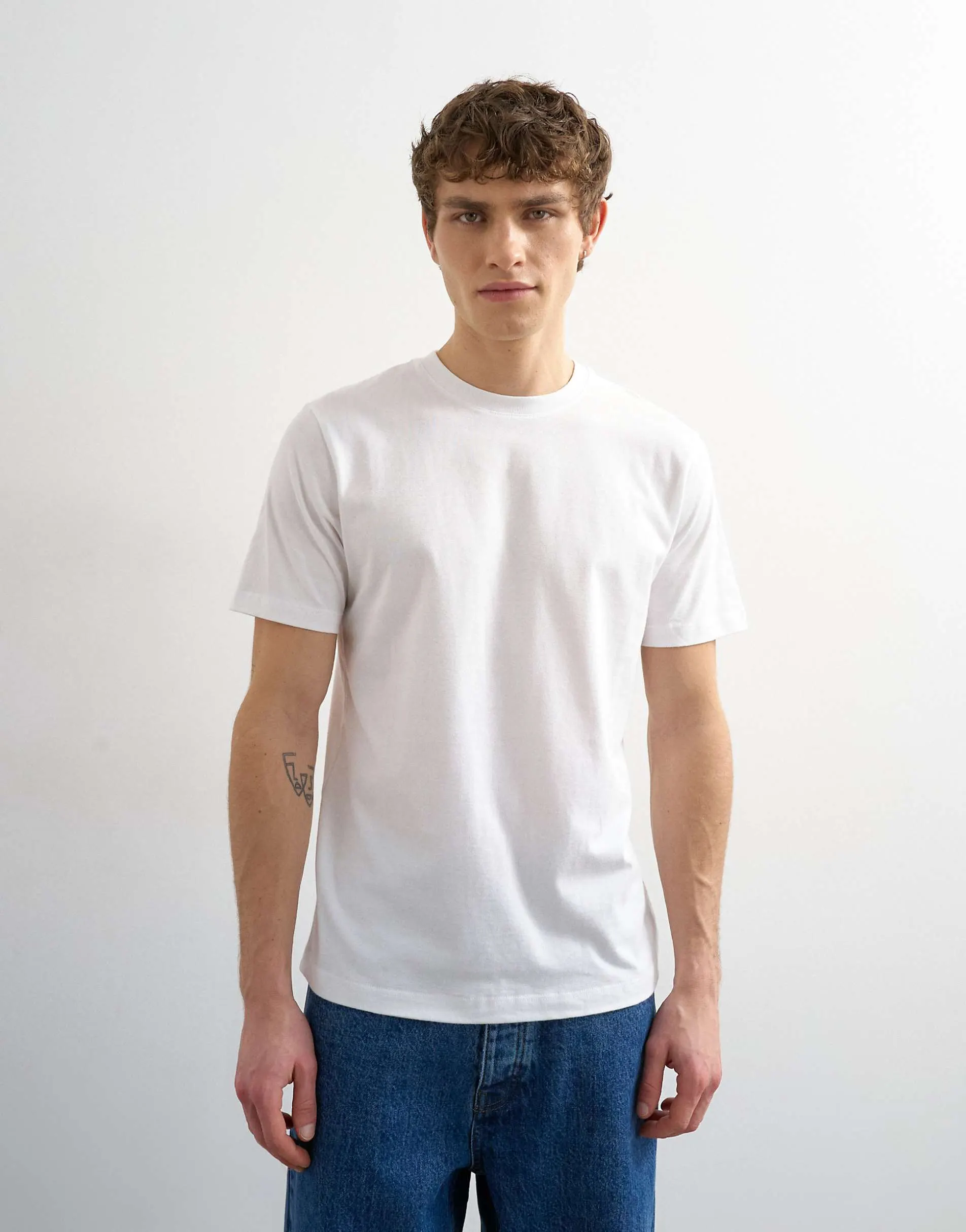 Topman classic fit t-shirt in white