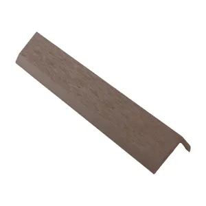 Battiscopa in composito di legno e plastica (wpc) marrone 240x4x0.6cm NATERIAL DOLMA/TATRIA