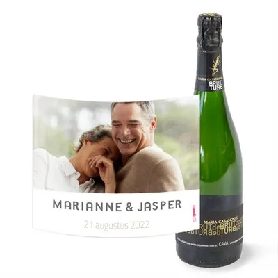 Maria Casanovas | Cava Magnum | 1,5 L | Love met eigen foto en tekst