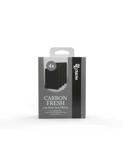 District 70 Carbon Fresh Kattenbakfilter - Kattentoilet - 4 stuks