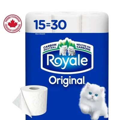 Original Toilet Paper, 15 Equal 30 Rolls, 242 Bathroom Tissues per roll