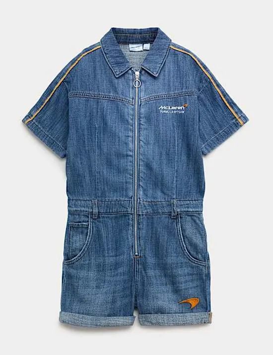 Denim McLaren™ Boilersuit (6-16 Yrs)