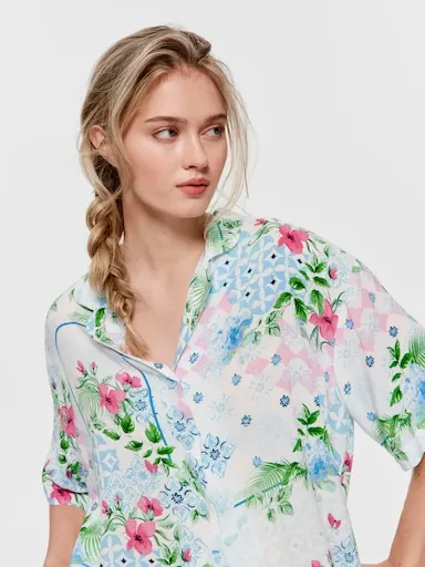 Mediterranean Short Sleeve Shirt