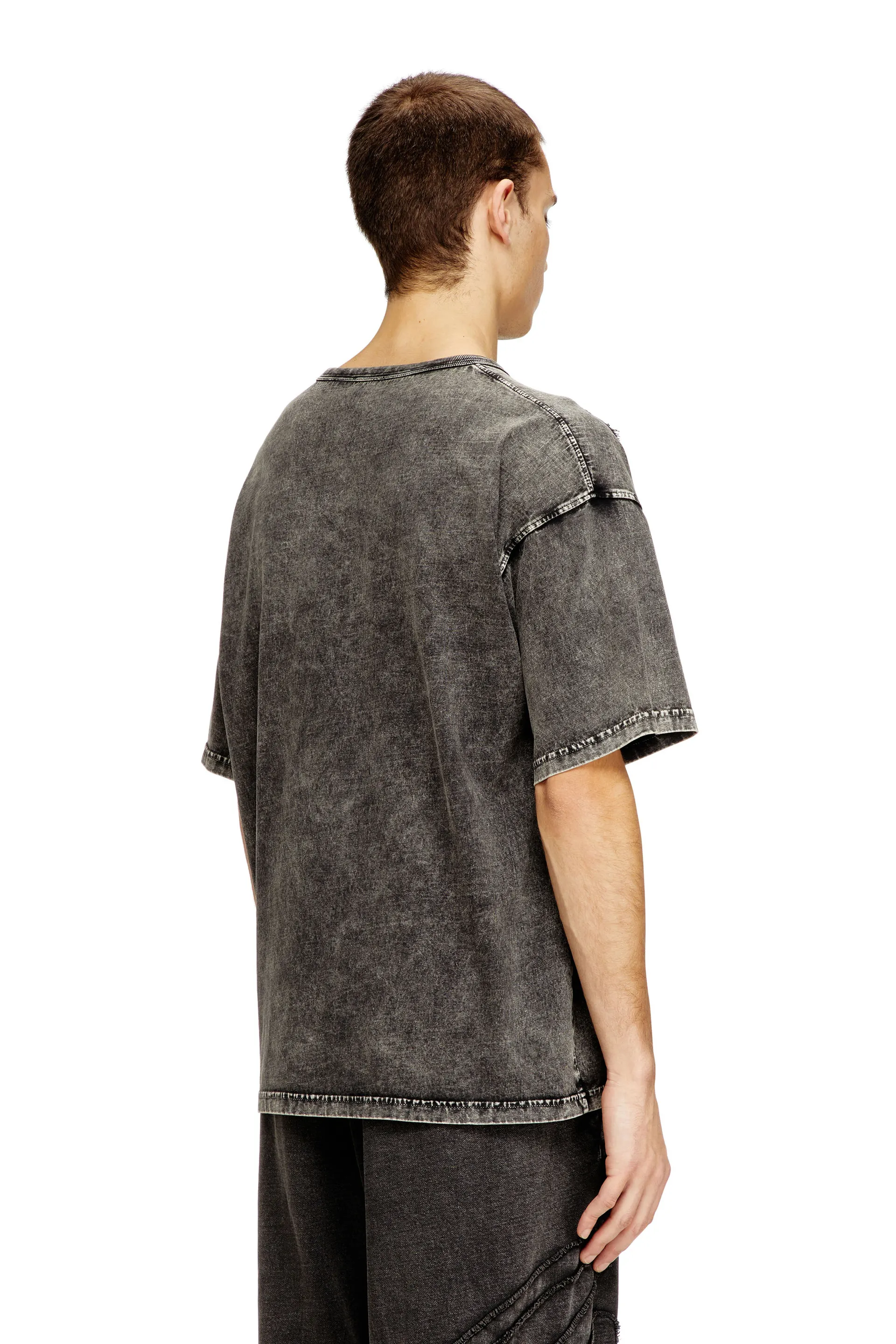 Relaxed cotton T-shirt with Oval D applique