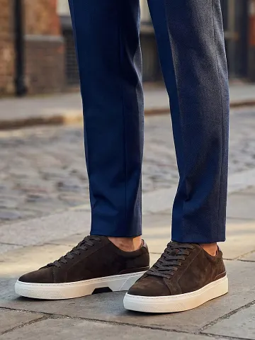Corbin Nubuck Sneaker Brown