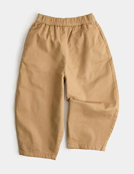 Gewebte Ballon-Hosen mit hohem Baumwollanteil (2–8 Jahre)