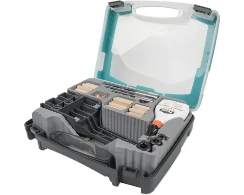 Vrtací šablona dřevěné hmoždinky Box Set Wolfcraft