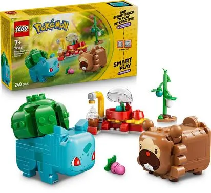 LEGO® POKEMON 72155 - SMART PLAY™ - BULBIZARRE ET KEUNOTOR, DELICE DE BAIES
