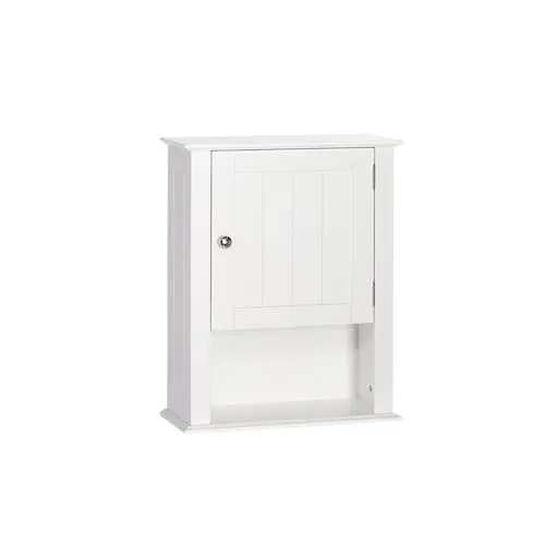Ashland 16.54-inch W x 20.47-inch H x 7.09-inch D Bathroom Storage Wall Cabinet in White