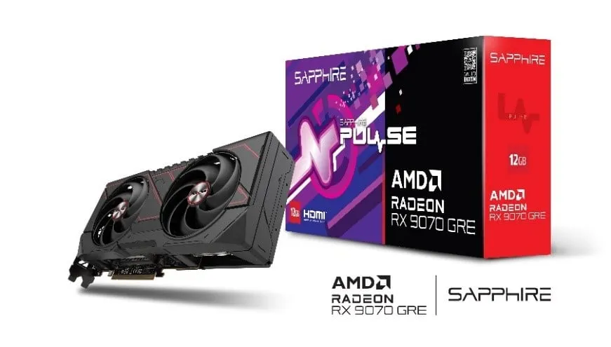 Pulse AMD RX 9070 GRE OC 12Go