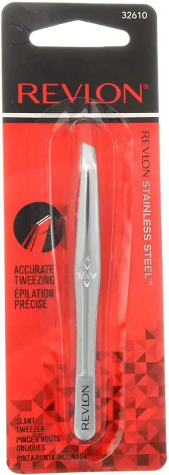 Revlon Stainless Steel Accurate Tweezing 1 ea (Pack of 2)