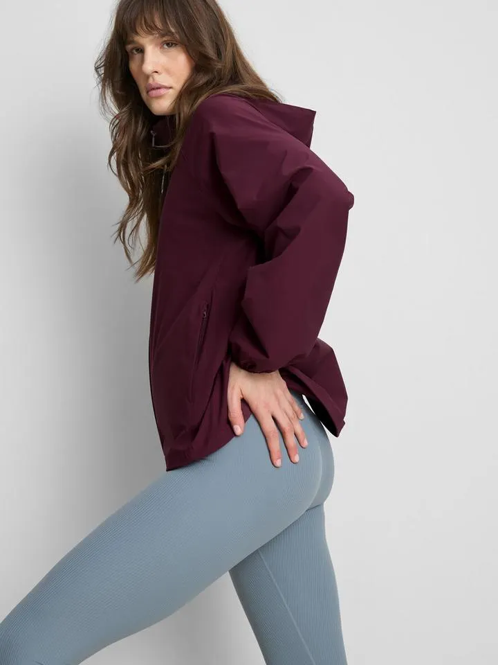 Veste de pluie légère zippée