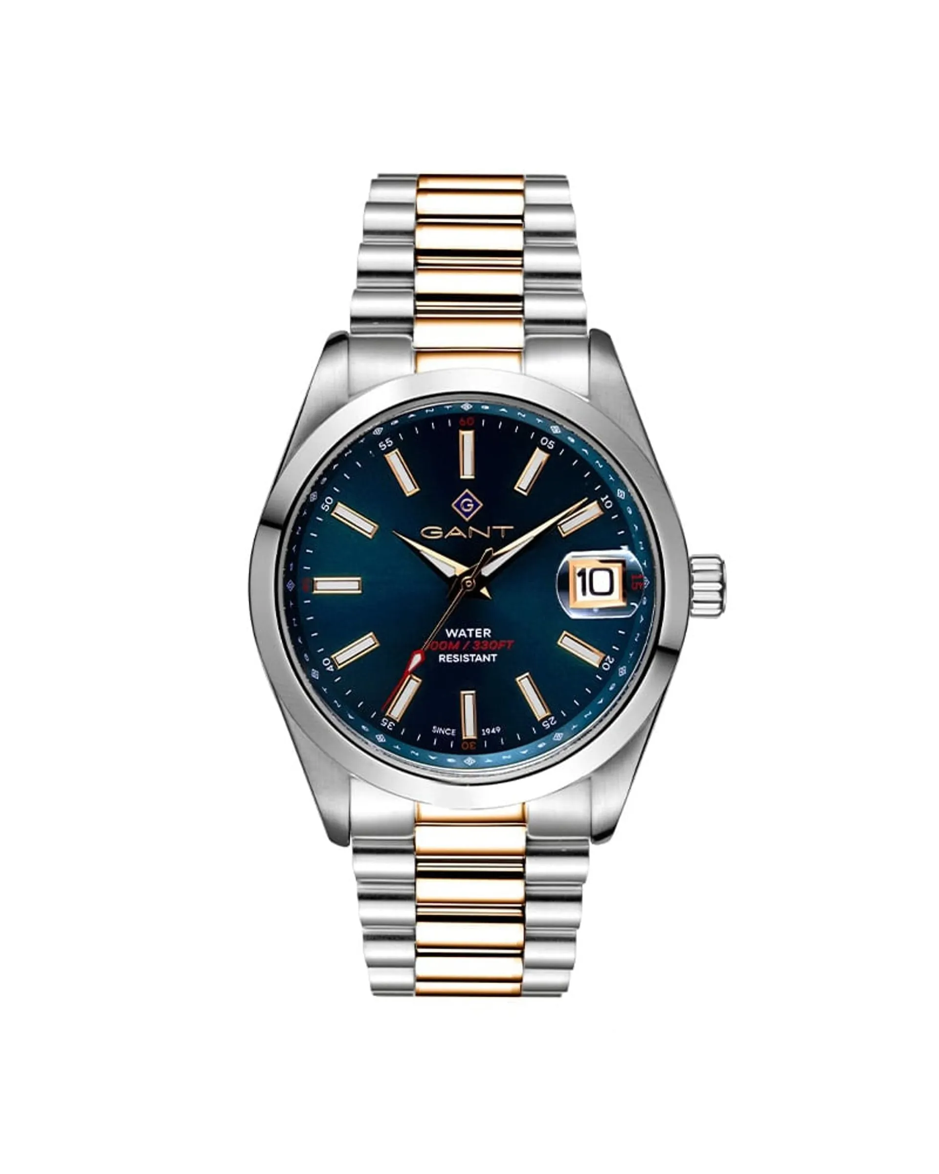 Eastham herreklokke i tofarget stål (42mm)