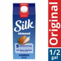 Silk Dairy Free Original Almond Milk Half Gallon