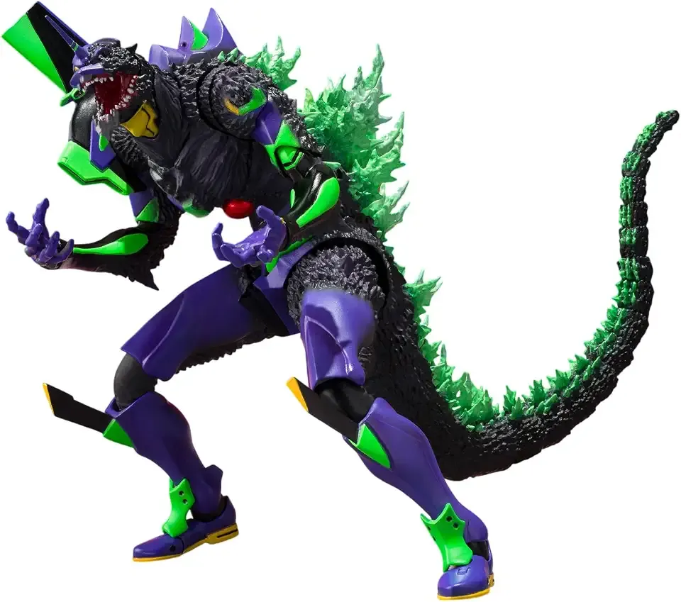 TAMASHII NATIONS - Godzilla vs. Evangelion - Test Typeｰ01 G Awakening Form Evangelion, S.H.Monsterarts Action Figure