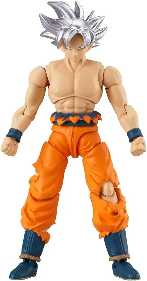 Bandai Namco - Dragon Ball Super - Goku Ultra Instinct, Dragon Ball Evolve 5" Action Figure | Dragonball Super 5 Inch Action Figure Evolve - Goku Ultra Instinct (Silver Hair)