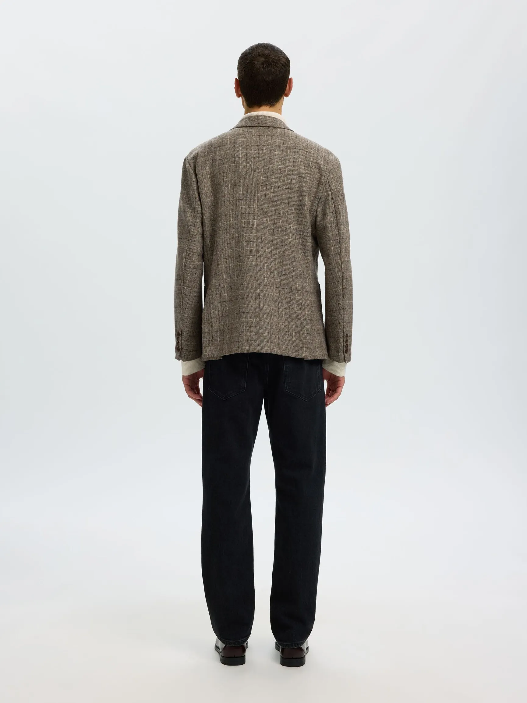 ULLBLANDING ENKELTSPENT BLAZER