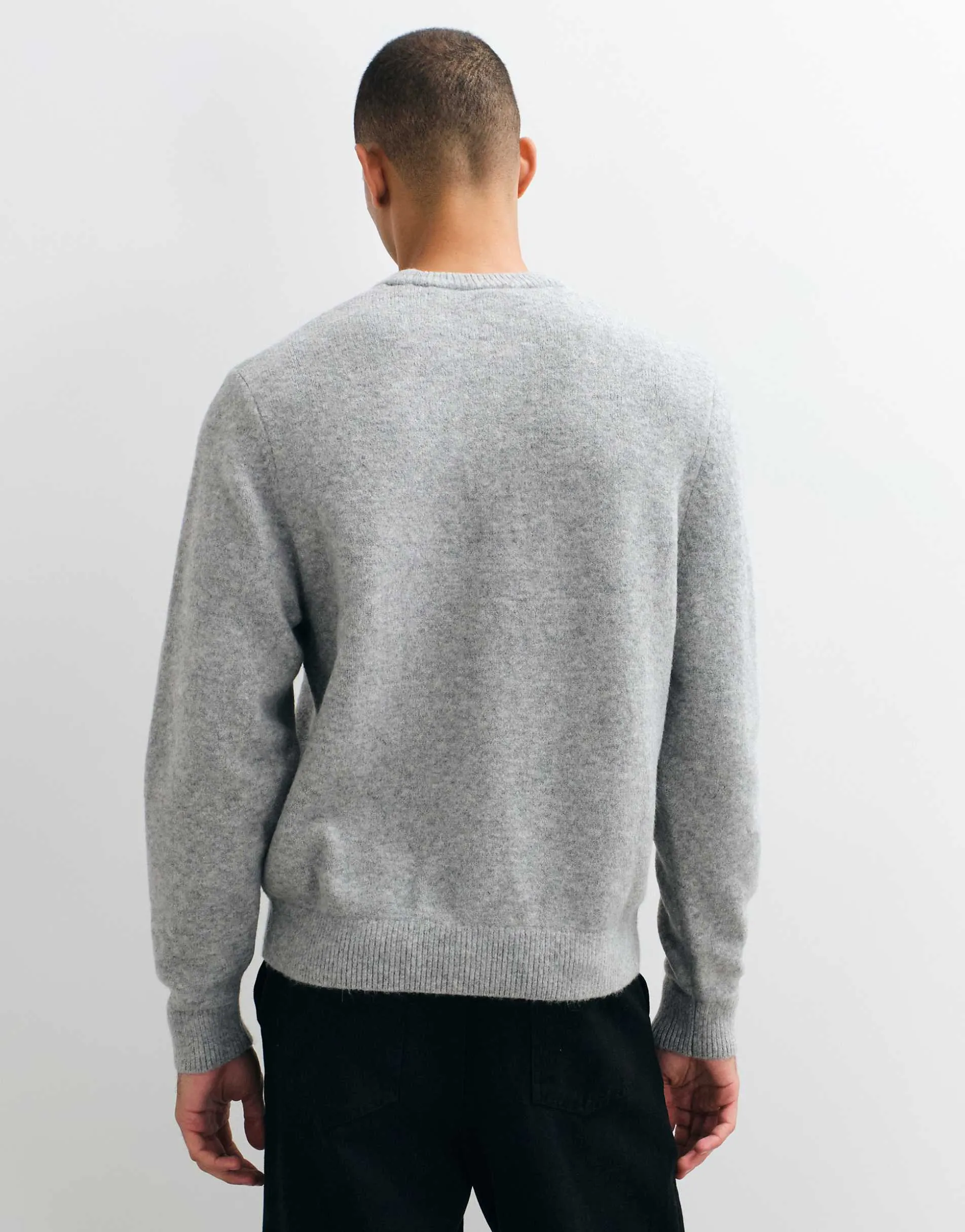 adidas Originals knitted jumper in grey