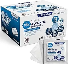 MED PRIDE Sterile Alcohol Prep Pads, A…