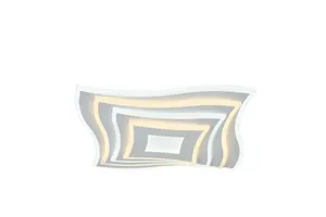 Plafoniera LED Milù bianco IP20 cct da bianco caldo a bianco freddo con regolazione di temperatura, 2978 lumen NOVECENTO