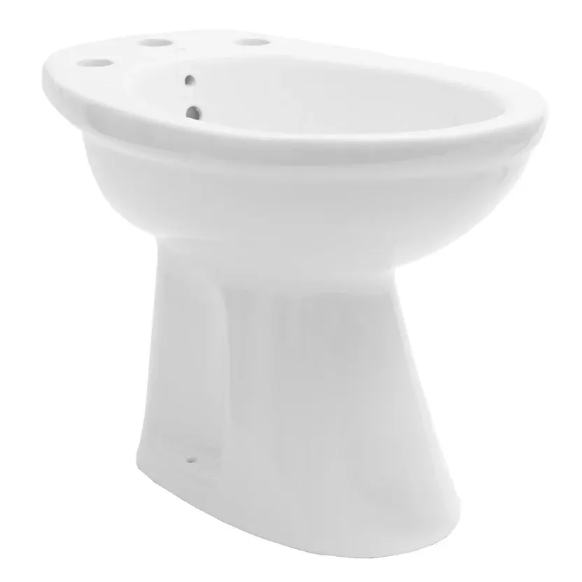 Bidet de apoyo Italiana 3 agujeros ovalado blanco
