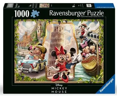 PUZZLE 1000 PIECES - LES VACANCES DE MICKEY