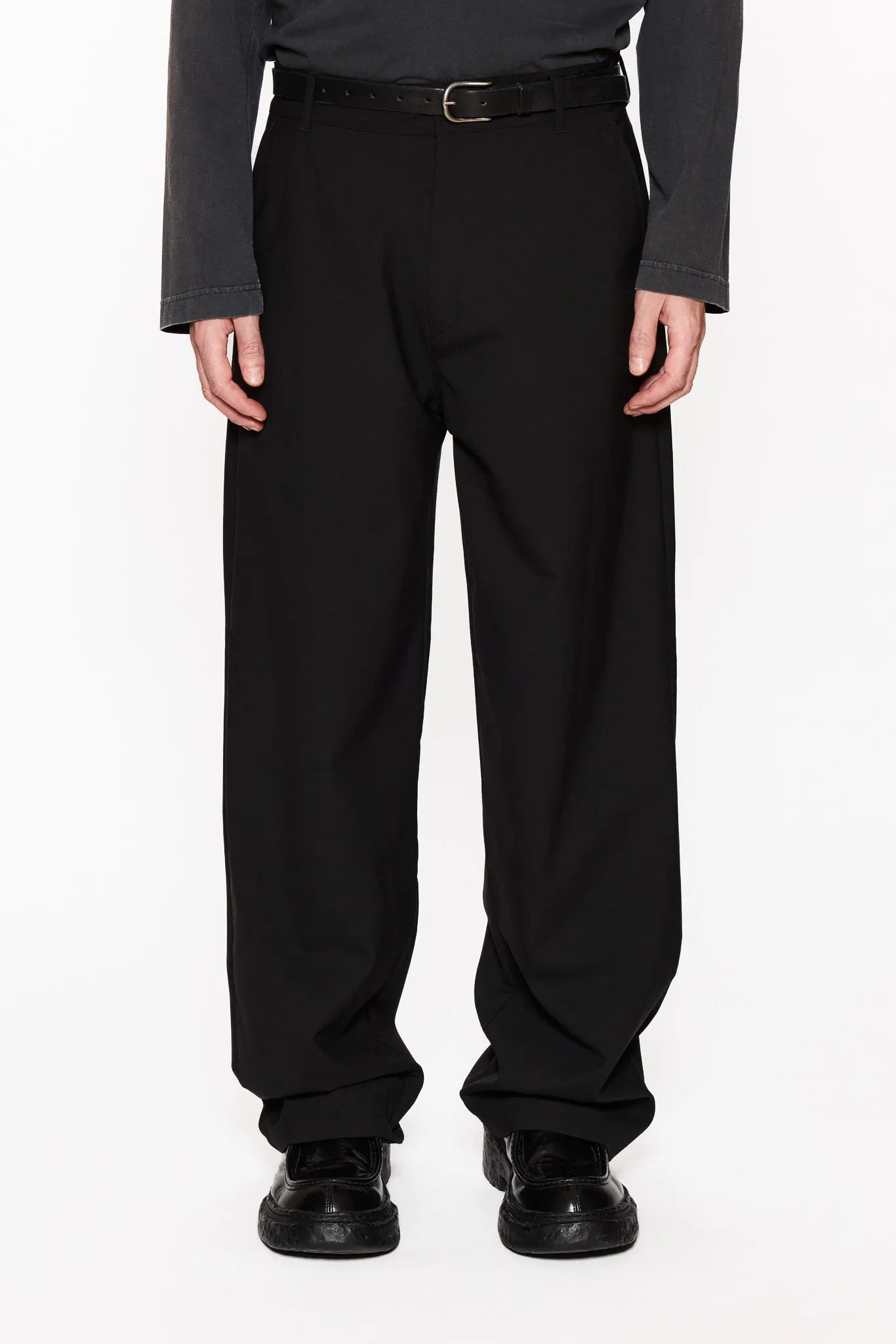 Wide-Leg Suit Trousers
