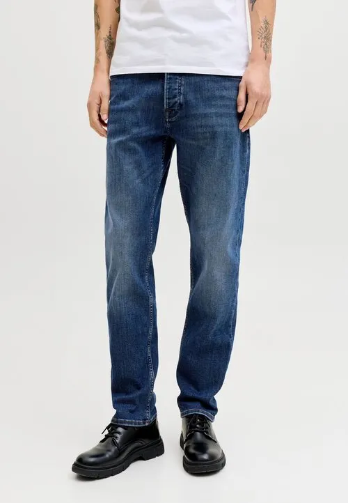Tapered fit JJIMIKE JJORIGINAL ST 172 NOOS - Jeans straight leg - blue denim
