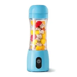 SOGA USB Rechargeable Mini Juicer 380ml Blue
