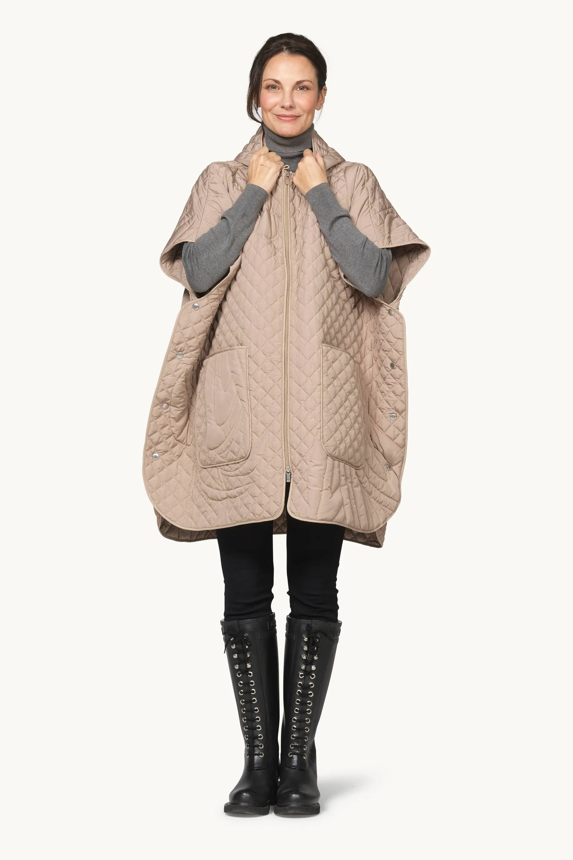 Quiltet Poncho