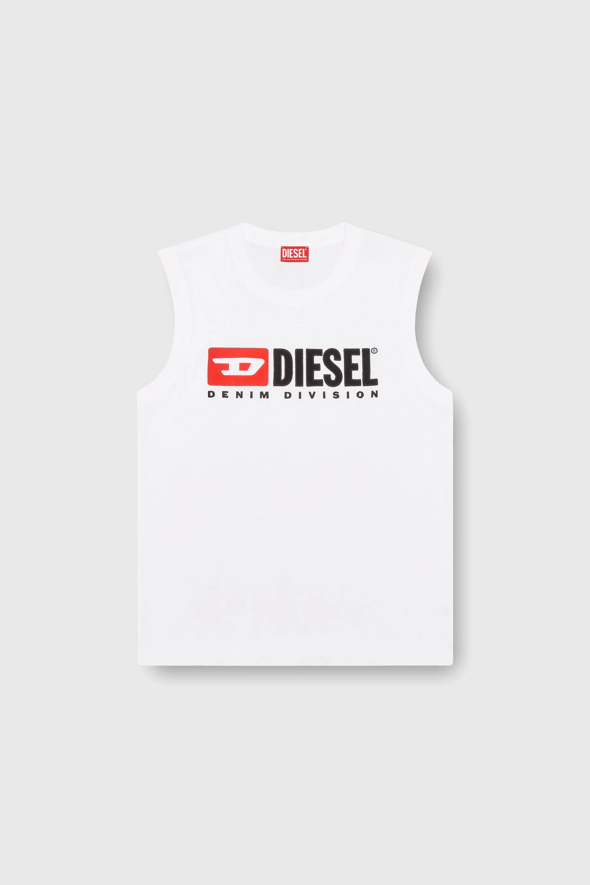 Tank top with chest logo print