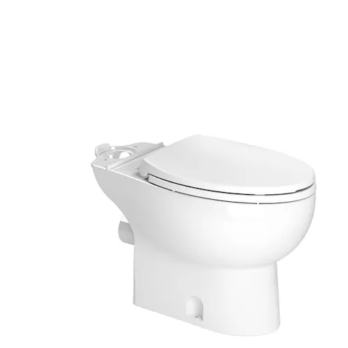 Toilet Bowl Elongated White Rear Discharge