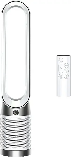 Purifier Cool PC1, HEPA Air Purifier Tower Fan, App and remote controlled, 350° oscillation, 10 levels, bladeless (White)