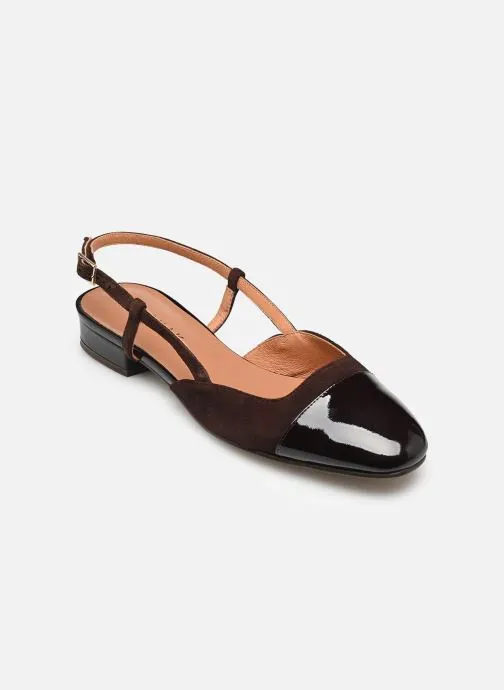 Slingback pumps DHAPOU dames bruin