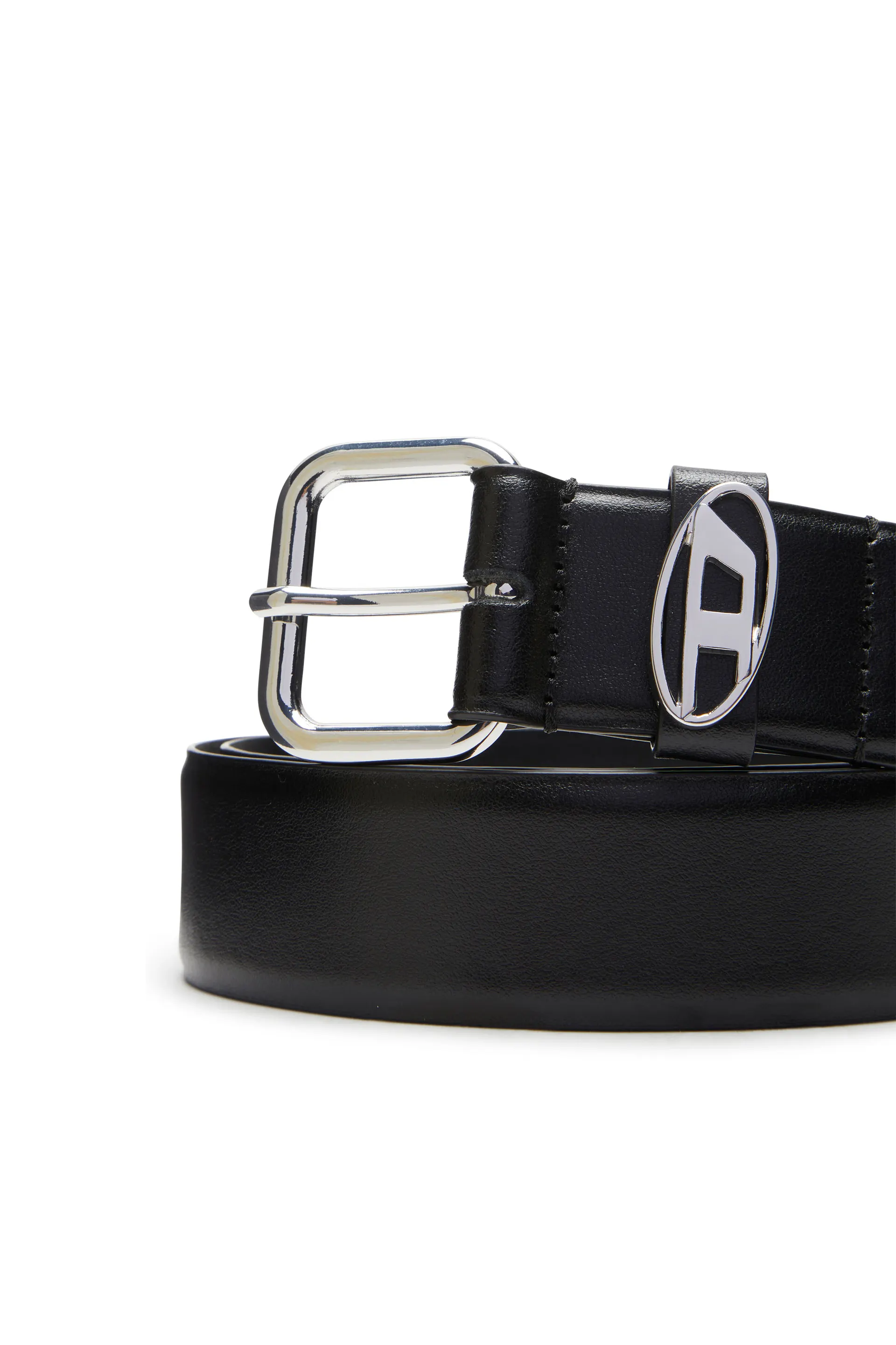 3.9cm logo-plaque embellished leather belt