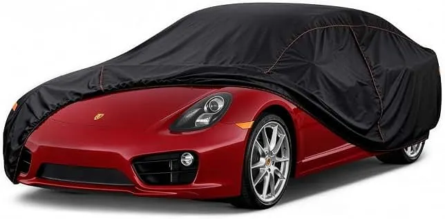 AltoCover Coupe Car Cover Waterproof Size A1 Fits Vehicle up to 177'' | Common Fits for Porsche 718 Cayman Boxster, Toyota Supra, Jaguar F-Type, Chevy C4 C5 C6 C7, Mazda Rx-8, Mustang Foxbody