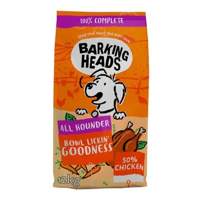 Barking Heads All Hounder Bowl Lickin' Poulet