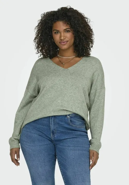 CARMARGARETA LS PULLOVER KNT NOOS - Strikkegenser - basil