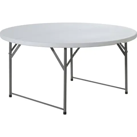 Mesa plegable tipo maleta redonda 150 cm