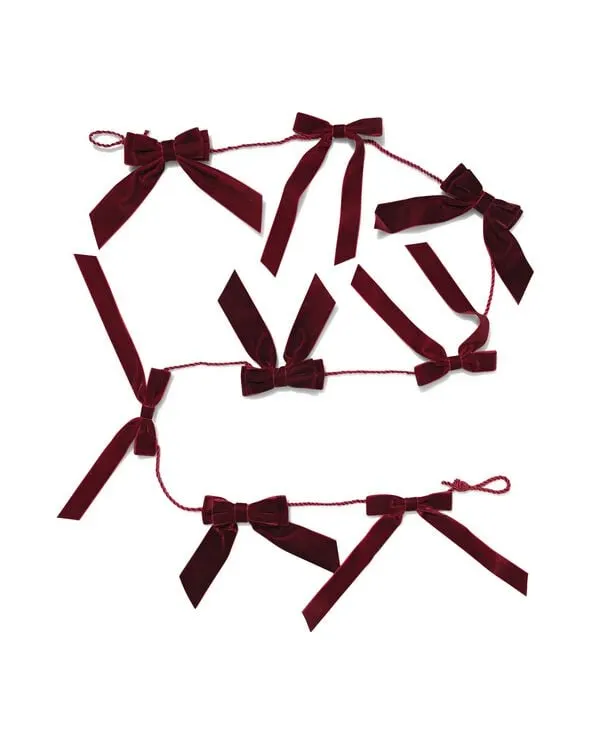 kerstslinger 2m met strikjes