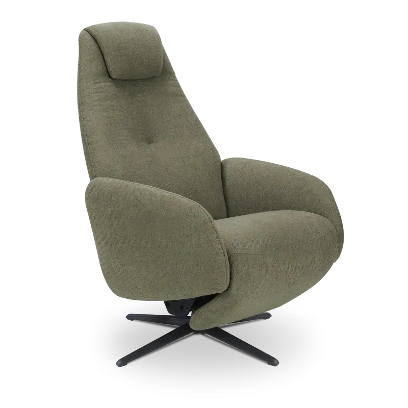 Relaxfauteuil Davoli - handmatig - stof Soda Forest - OP=OP