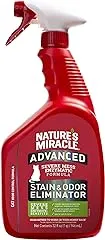 Nature's Miracle Advanced Cat Stain and Odor Eliminator Spray, Severe Mess Enzymatic Formula, 32 fl oz Nature's Miracle Advanced Cat Stain a…