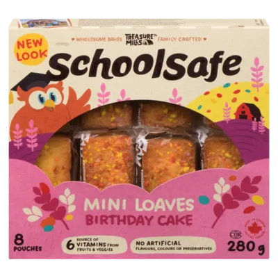 Mini Birthday Cake Loaves