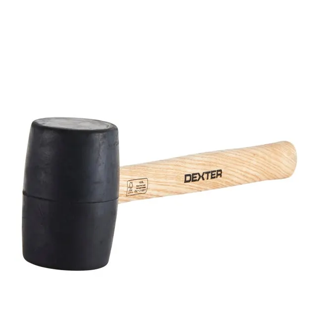 Mazzetta DEXTER testa in gomma nera 450 gr