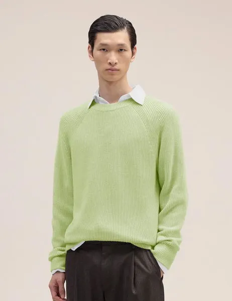 Jacobo Knitted Sweater Spring Fern